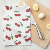 Wild Cherry Kitchen Handtuch (Viertel Falte)