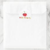 Wild Cherry Runder Aufkleber (Tasche)