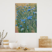 Wild Chicory und Unkraut Poster (Küche)