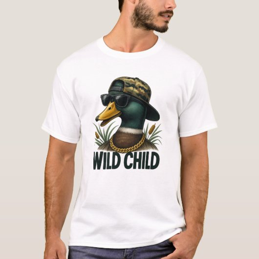 Wild Child Country Western Duck T-Shirt (Vorderseite)