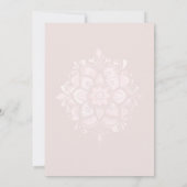 Wild Child Dreamcatcher Crystals Baby Girl Shower Einladung (Rückseite)