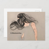 Wild Child Postcard Postkarte (Vorne/Hinten)