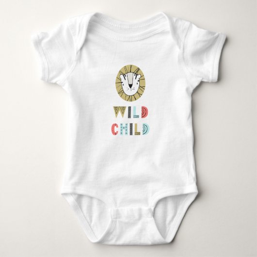 Wild Child Scandia Lion Baby Strampler (Vorderseite)
