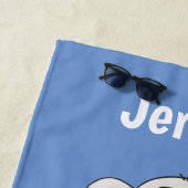 Wild Child Scandia Monkey Personalisiert Beach Han Strandtuch (Beispiel)