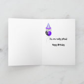 Wild Chimp Spaß Karte (Innenseite)