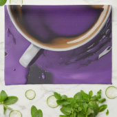 Wild Coffee Dreams Geschirrtuch (Gefaltet)