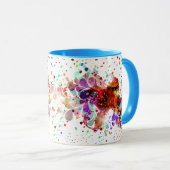 Wild Color Splash-Tasse Tasse (VorderseiteRechts)