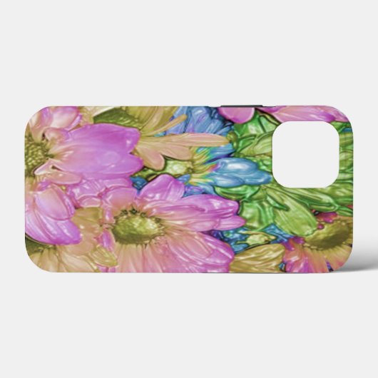Wild Colorful Daisies #22 - iPhone Case (Rückseite (Horizontal))