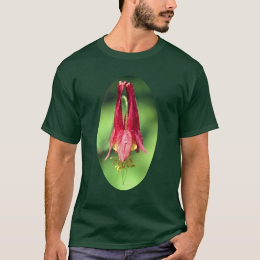 Wild-Columbine-Blume T-Shirt (Vorderseite)