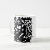 Wild Cooler Gorilla-Tasse Kaffeetasse (Vorderseite Links)