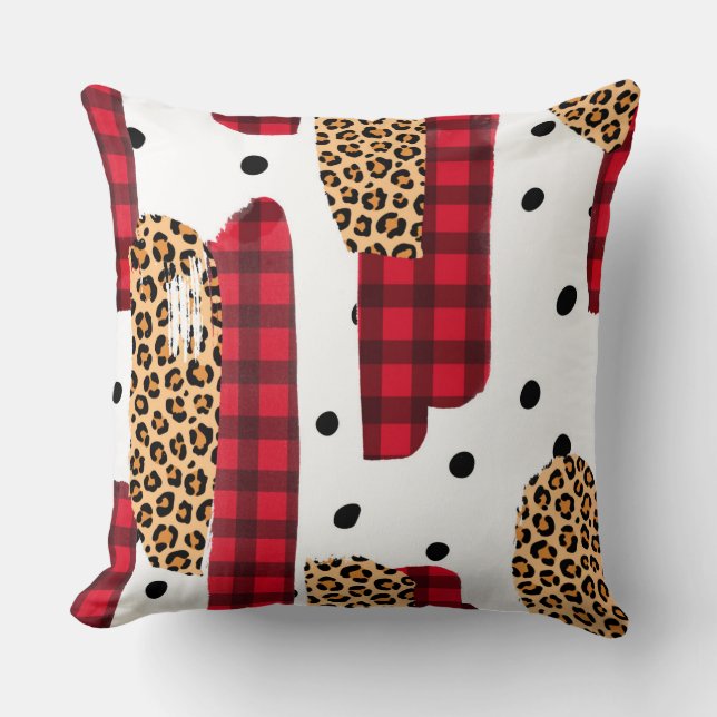 Wild Cozy Clash Kissen (Vorderseite)