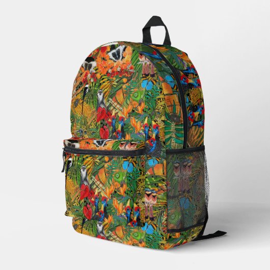 Wild Creation Backpack Bedruckter Rucksack (Rückseitige Ecke Rechts)