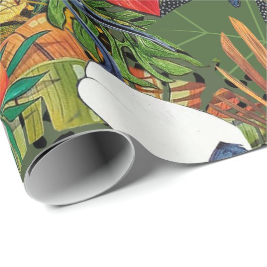 Wild Creation Geschenkpapier (Rolleneckpunkt)