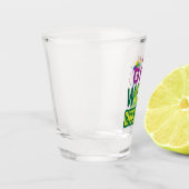 Wild Crocodile Mardi Gras Alligator Schnapsglas (Links)