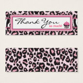 Wild Cupcake WP TY Skinny Gift Tag (Vorne & Hinten)