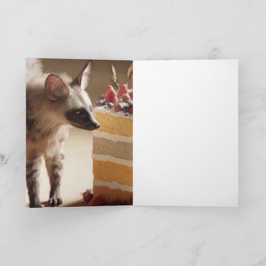 Wild Curiosity & Layered Cake Karte (Innenseite)