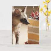 Wild Curiosity & Layered Cake Karte (Gelbe Blume)