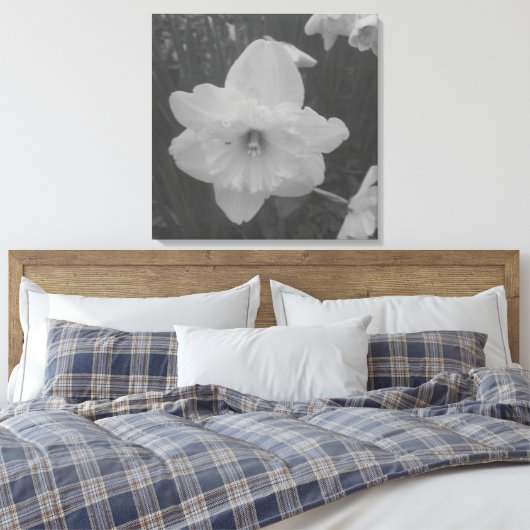 Wild Daffodil Leinwanddruck (Insitu (Schlafzimmer))