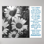 Wild Daisies Love Poster (Vorne)