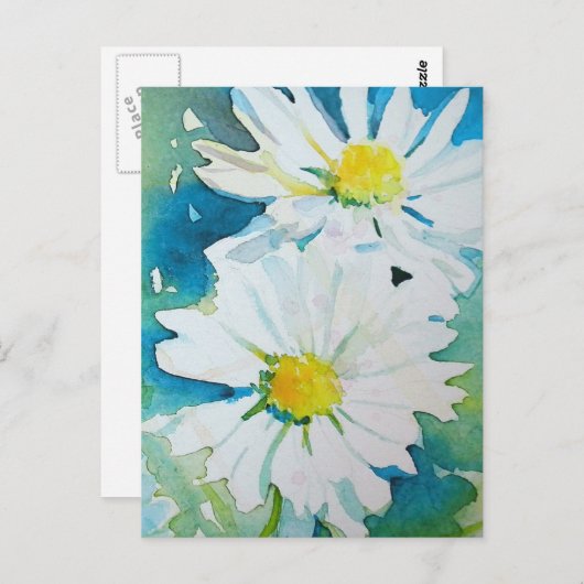 Wild Daisies Postkarte (Vorne/Hinten)