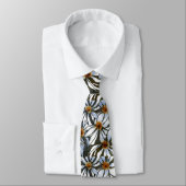 "wild Daisy #1" Blumengarten Neck Tie Krawatte (Gebunden)