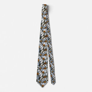 "wild Daisy #1" Blumengarten Neck Tie Krawatte
