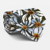 "wild Daisy #1" Blumengarten Neck Tie Krawatte (Gerollt)