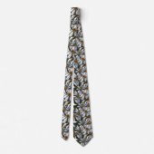 "wild Daisy #1" Blumengarten Neck Tie Krawatte (Rückseite)