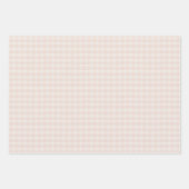 Wild Daisy Boho Floral, Gingham und Confetti Geschenkpapier Set (Vorderseite 3)