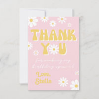 Wild Daisy Danke-Card | Wildblume Vielen Dank