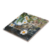 "Wild Daisy Shelf" Küche Garten Keramik Tile Fliese (Seite)