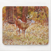 Wild Deer Buck Antlers Art Mouse Pad Mousepad (Vorne)