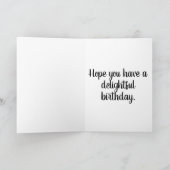 Wild Deer Buck Happy Birthday Karte (Innenseite)