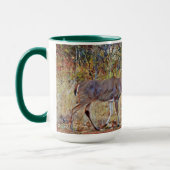 Wild Deer Couple Buck and Dock Art Tasse Cup (Links)