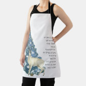 Wild Deer Footprints in Snow – Winter Nature Art Schürze (InSitu)