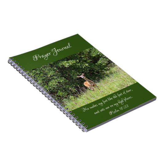 Wild Deer Prayer Journal-Notebook Notizblock (Rechte Seite)