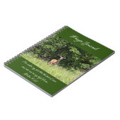 Wild Deer Prayer Journal-Notebook Notizblock (Linke Seite)
