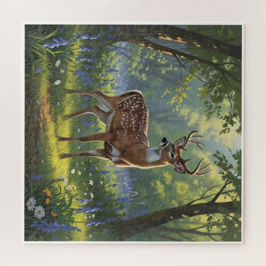 Wild Deer Puzzle (Horizontal)