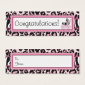 Wild Ding Skinny Geschenkkarte 2 (Vorne & Hinten)