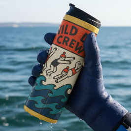 Wild Dip Crew – Sea Swimming Friends Design Thermosbecher