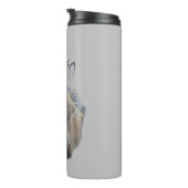 Wild Donkey Art Just a Girl, die Lieben Donkeys  Thermosbecher (Nach rechts gedreht)