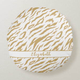 Wild Dragon Skin Rundes Kissen
