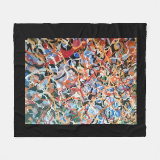 Wild Dreams Fleecedecke (Vorderseite (Horizontal))