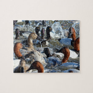 Wild Ducks Spashing Puzzle