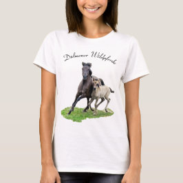 Wild Dulmen Horse Niedlich Foal _ Dülmener Wildpfe T-Shirt