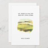 Wild Dunes - Charleston Feiertagskarte (Vorne/Hinten)