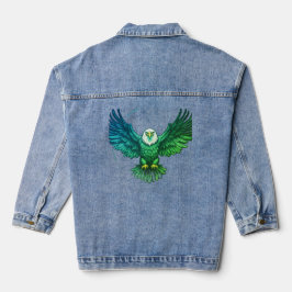 Wild Eagle bird Denim Jacket Jeansjacke