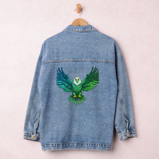 Wild Eagle bird Denim Jacket Jeansjacke (Hangar)