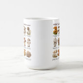 Wild Edible Mushrooms T-Shirt Kaffeetasse (Mittel)