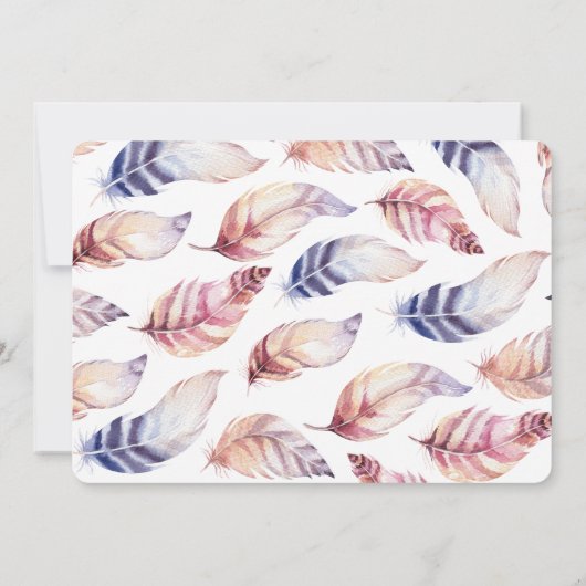 Wild ein Foto Einladung Geburtstag. (Rückseite)